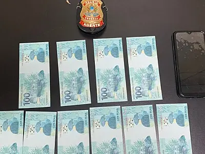 Homem é preso após receber R$ 1 mil em notas falsas pelos Correios