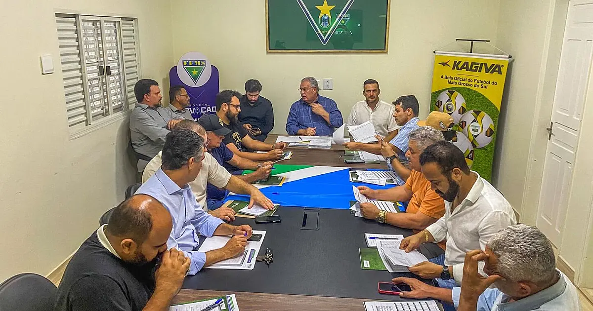 Lançamento do Campeonato de Futebol de MS 2025 tem data e Corumbá participará do evento