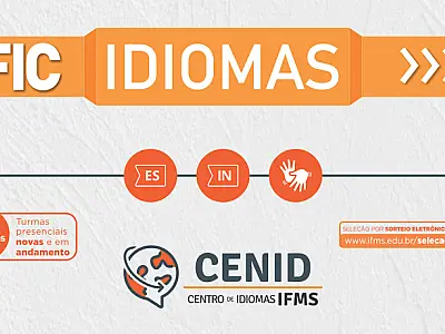 Candidatos são convocados para matrícula em cursos de idiomas do IFMS