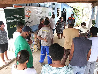 Comunidades quilombolas de Corumbá recebem nova remessa de cestas de alimentos