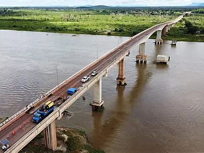 Ponte sobre o rio Paraguai fecha às 17h de hoje e reabre às 12h de domingo (5)