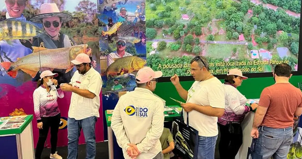 MS divulga seus principais destinos de pesca em evento nacional do setor