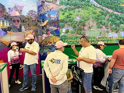 MS divulga seus principais destinos de pesca em evento nacional do setor