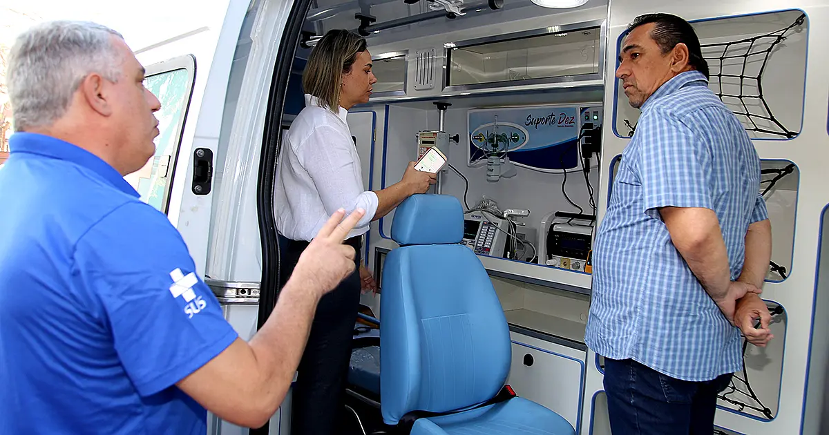 Saúde de Corumbá ganha reforço com nova ambulância UTI Móvel