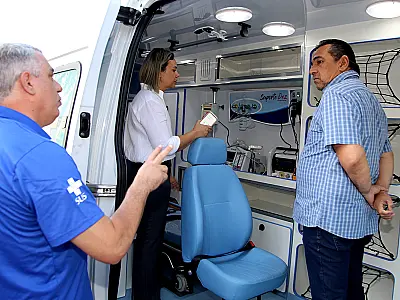 Saúde de Corumbá ganha reforço com nova ambulância UTI Móvel