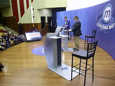 Capitão Contar desiste de última hora e Debate acontece somente com Eduardo Riedel