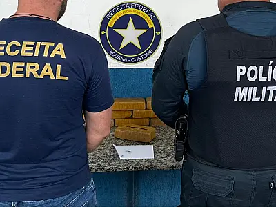 Bolivianos são presos com 13,7 kg de cocaína na fronteira