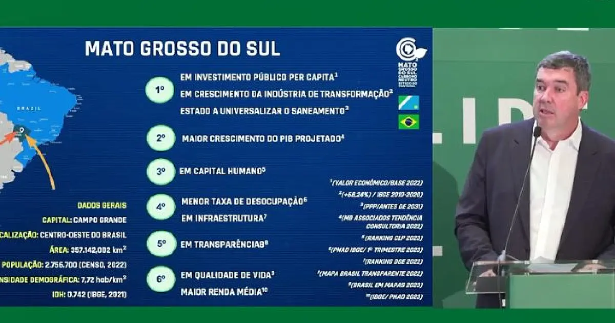Em Washington, governador destaca potenciais e crescimento de MS para empresários e líderes mundiais