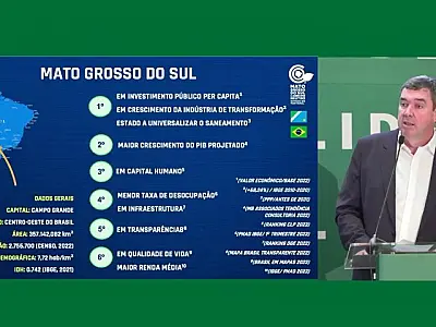 Em Washington, governador destaca potenciais e crescimento de MS para empresários e líderes mundiais