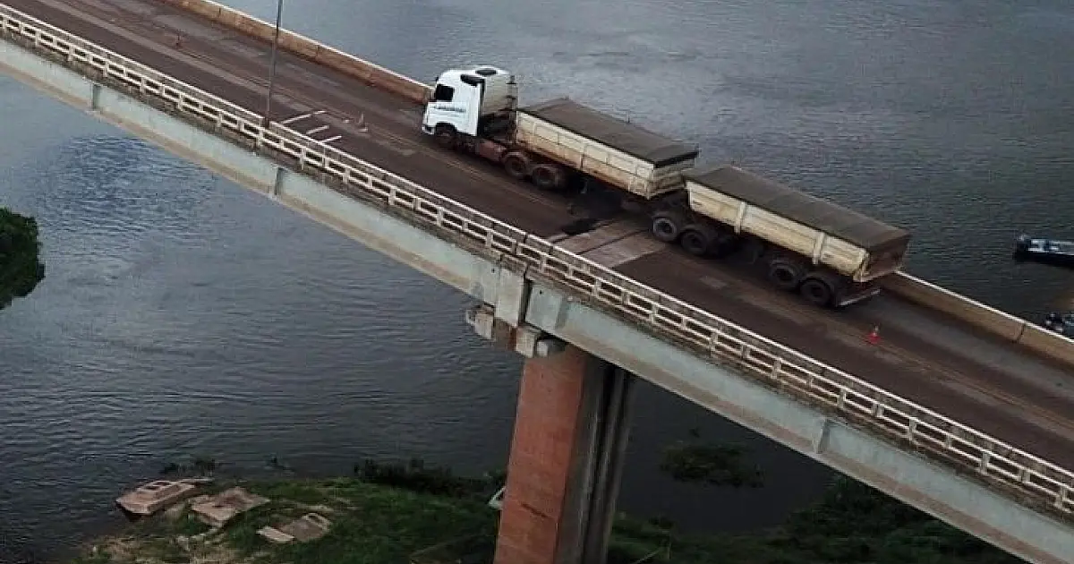 Obra emergencial na ponte sobre o rio Paraguai será por contratação direta