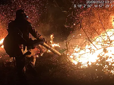 Bombeiros somam 80 atendimentos de combate a incêndios na Operação Pantanal 2022