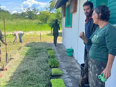 APA Baía Negra recebe sistemas agroflorestais para geração de renda das mulheres ribeirinhas