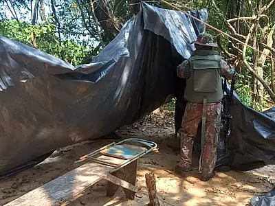 PMA desmonta acampamento mas caçadores escapam para o Paraguai