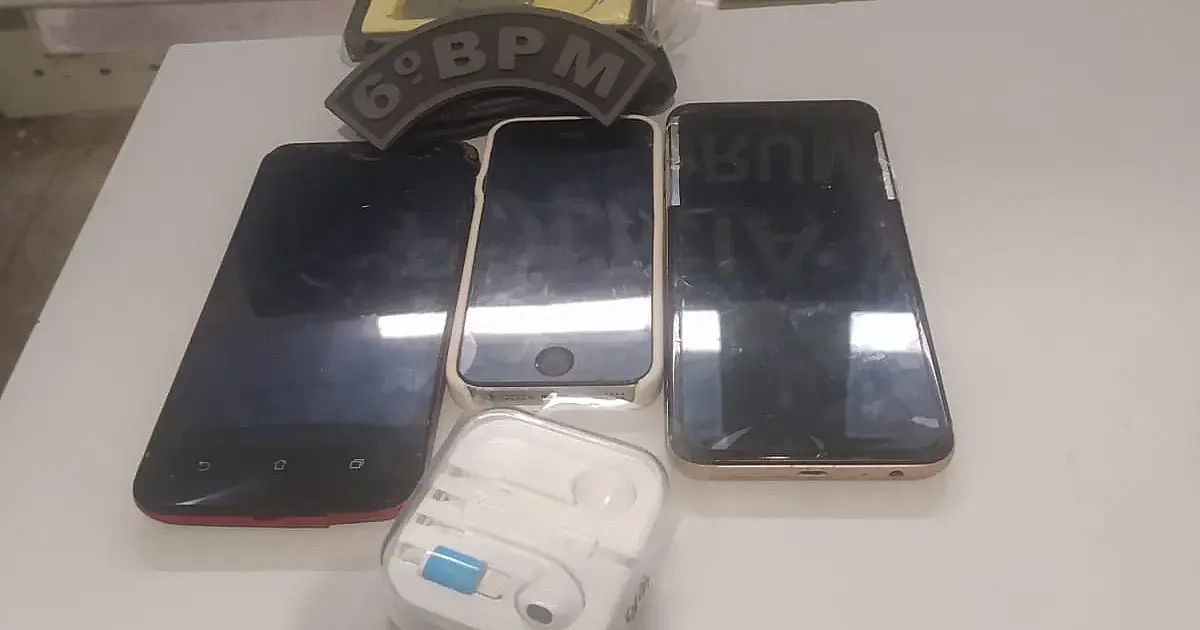 Polícia Militar prende autor e recupera celular furtado