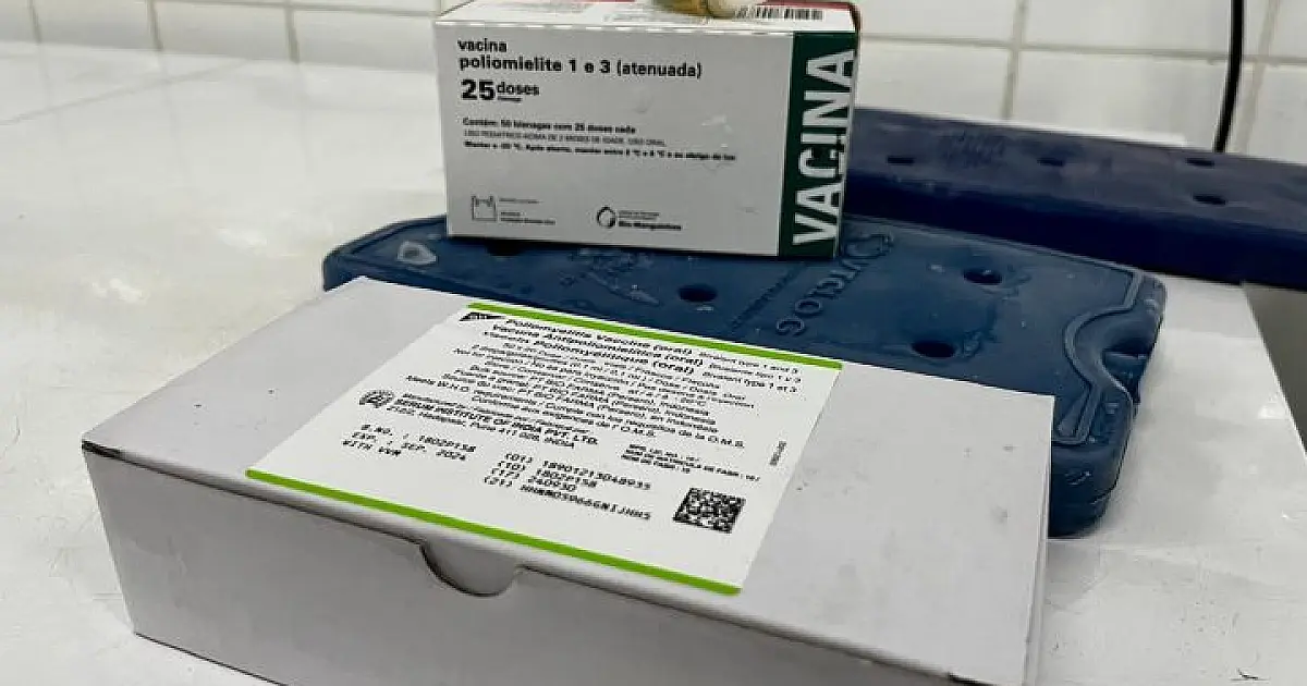 MS inicia recolhimento da 'gotinha da pólio' que será substituída por vacina injetável