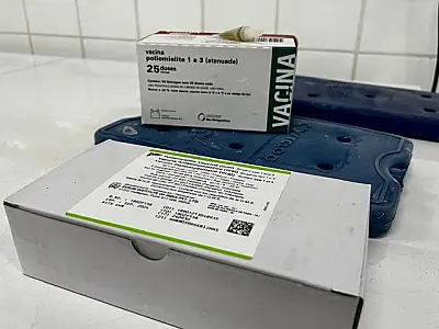 MS inicia recolhimento da 'gotinha da pólio' que será substituída por vacina injetável