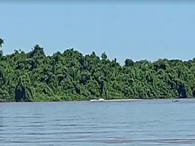 Pescador em fuga lança peixes na água para escapar de flagrante no rio Taquari