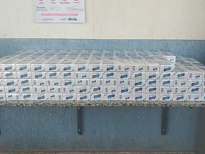 Homem é preso com 155 pacotes de cigarro na fronteira