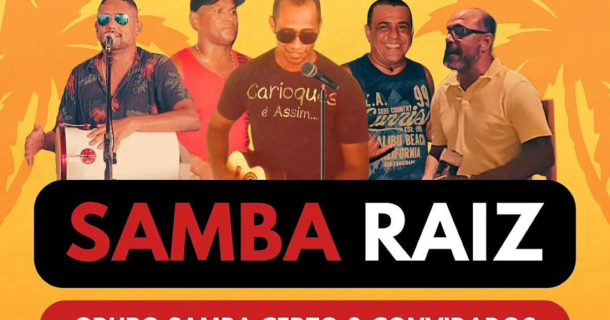 Hoje tem Samba Raiz com entrada grátis no centro de Corumbá