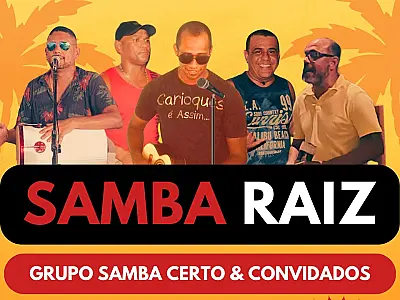Hoje tem Samba Raiz com entrada grátis no centro de Corumbá