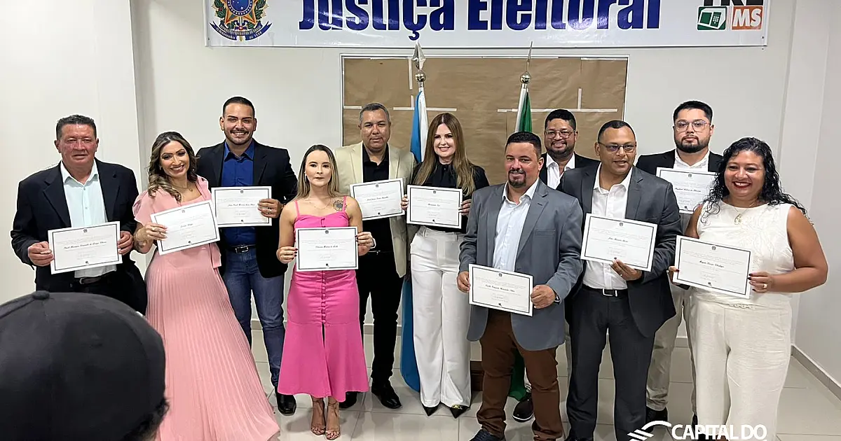 Vereadores de Ladário são diplomados no TRE