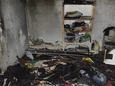 Brincadeira de criança com fósforos causa incêndio em casa do bairro Primavera