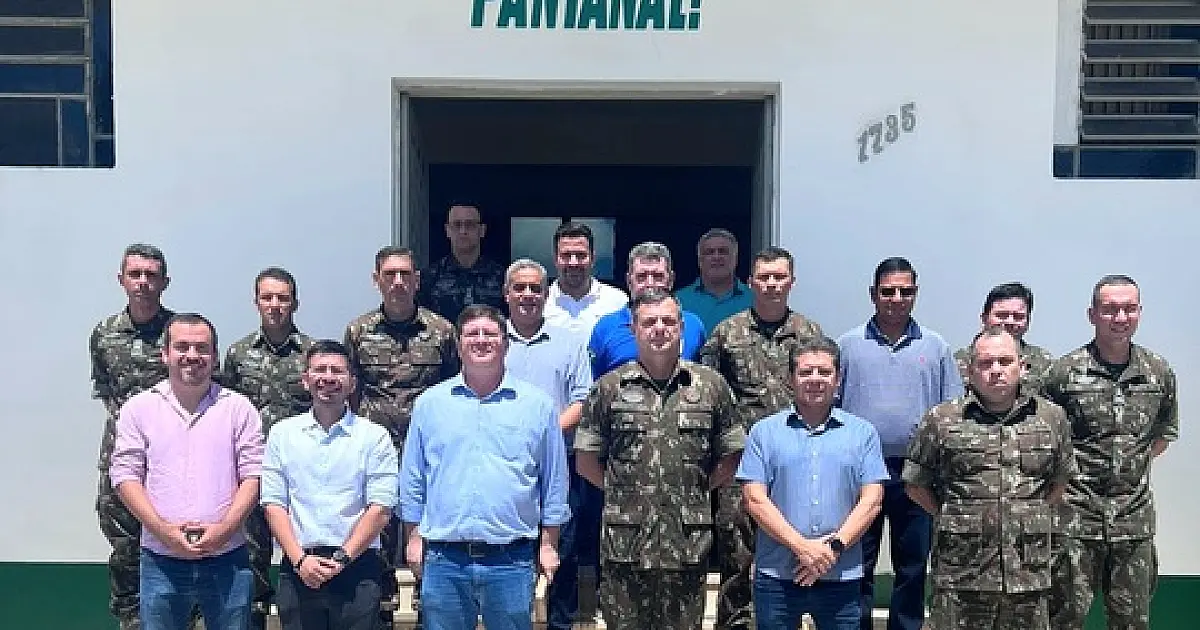 Exército apresenta projeto da nova sede da Brigada aos vereadores de Corumbá