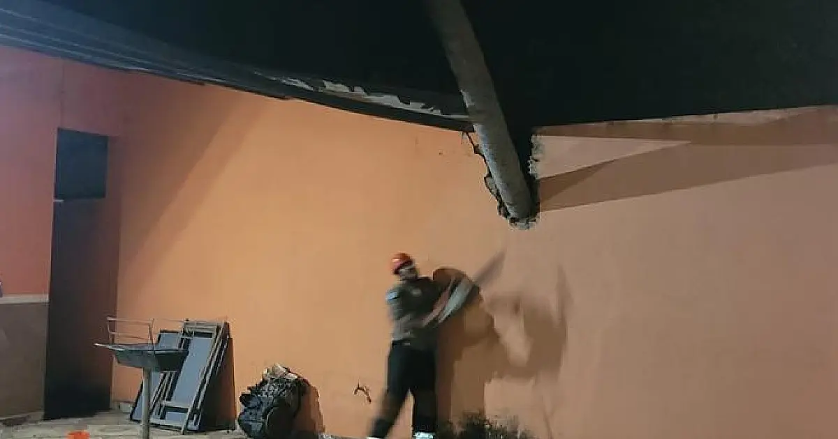 Central dos Bombeiros recebeu mais de 30 chamados decorrentes da tempestade