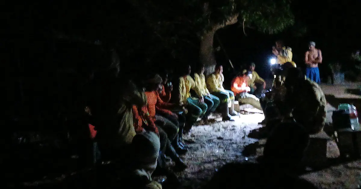 Barra do São Lourenço é novamente ameaçada pelo fogo; moradores do Binega ficam desesperados