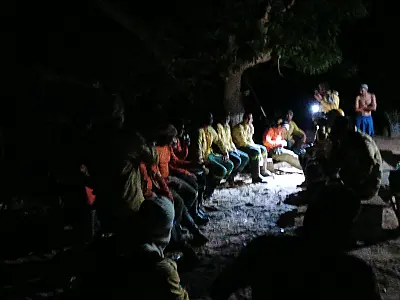 Barra do São Lourenço é novamente ameaçada pelo fogo; moradores do Binega ficam desesperados