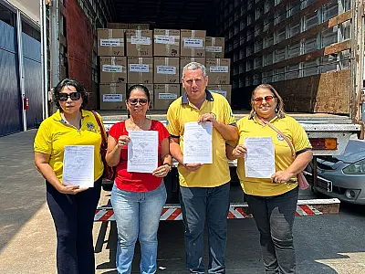 Receita Federal faz doação em prol das famílias afetadas pelo temporal