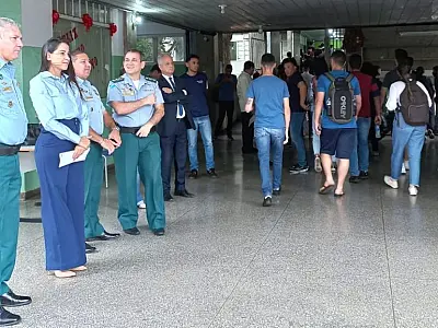 Concursos da PM registram 18% de abstenções para Soldado e 19% para o cargo de Oficial
