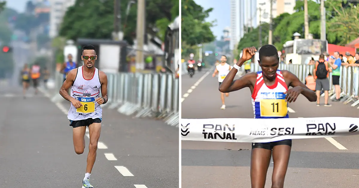 Corrida do Pantanal tem vitória inédita de brasileiro e queniana na elite dos 15 km
