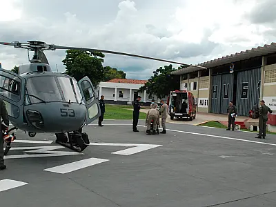 Aeronave resgata mulher com crise renal na Nhecolândia