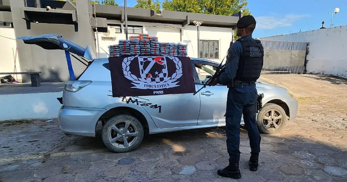 Mulher é presa com 68,8 kg de cocaína no centro de Corumbá