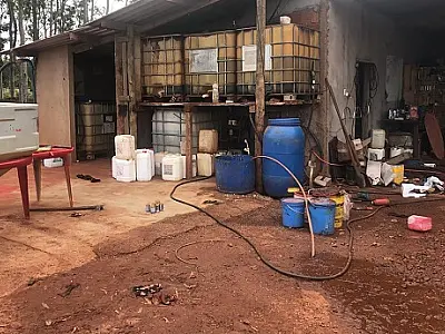 PMA apreende agrotóxico, gasolina e diesel e autua infrator em R$ 20 mil