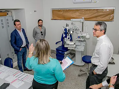 Comitiva do Estado visita visita Rede Municipal de Saúde