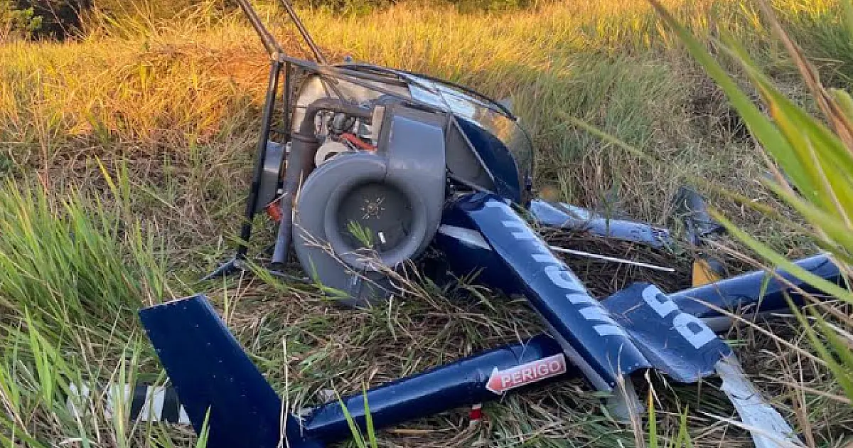 Dois homens são resgatados em queda de avião no Parque Estadual das Várzeas do Rio Ivinhema