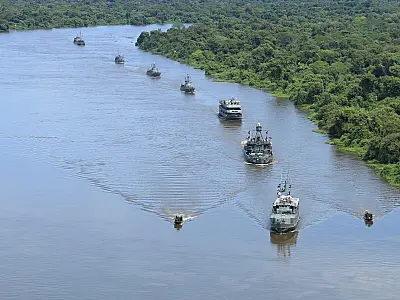 Marinha celebrará o 7 de Setembro com desfile naval no rio Paraguai