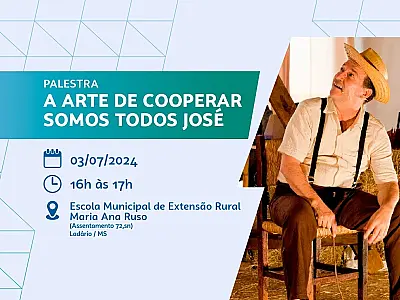 "A Arte de Cooperar: Somos Todos José" incentiva transformação social em assentamento de Ladário