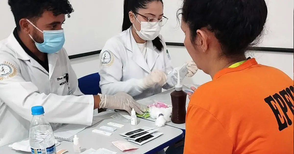 Ação da saúde em presídio foca na prevenção de infecções sexualmente transmissíveis
