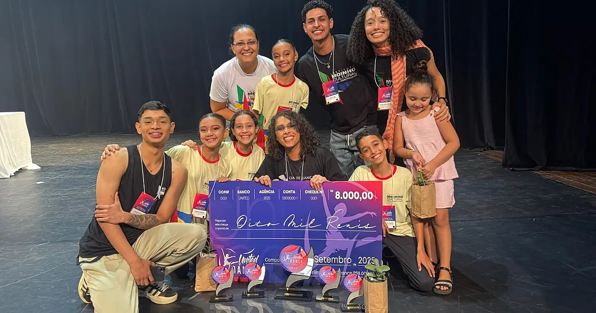 Bailarinos do Moinho Cultural conquistam prêmios no United Dance Festival