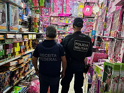 Receita Federal apreende mais de 4 toneladas de mercadorias irregulares em Corumbá