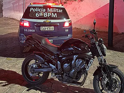 Motociclista é preso em Corumbá por pilotar alcoolizado e sem habilitação