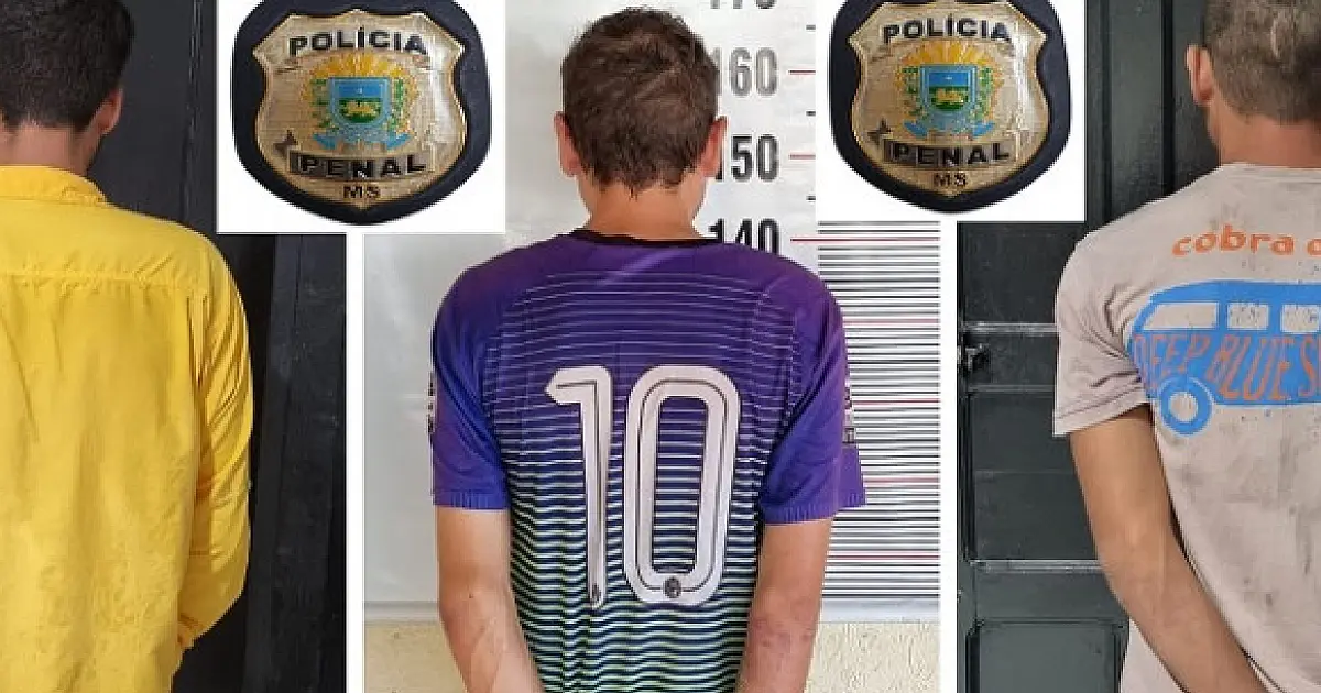 Trio de fugitivos é preso em nova fase da operação "De Horis"