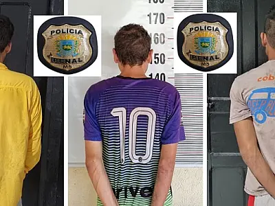 Trio de fugitivos é preso em nova fase da operação "De Horis"