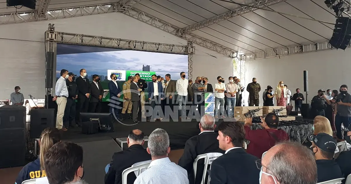 Forças de segurança do Estado recebem novas viaturas e fuzis