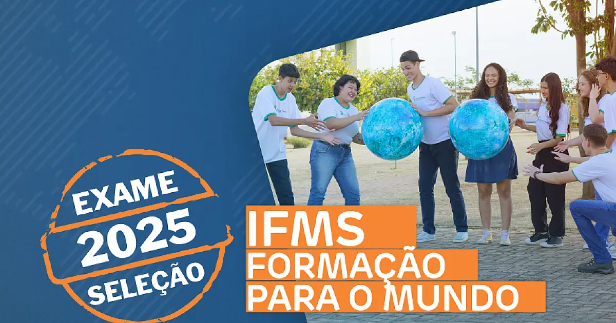 Sexta-feira é o último dia para pagar taxa de inscrição do Exame de Seleção 2025 do IFMS