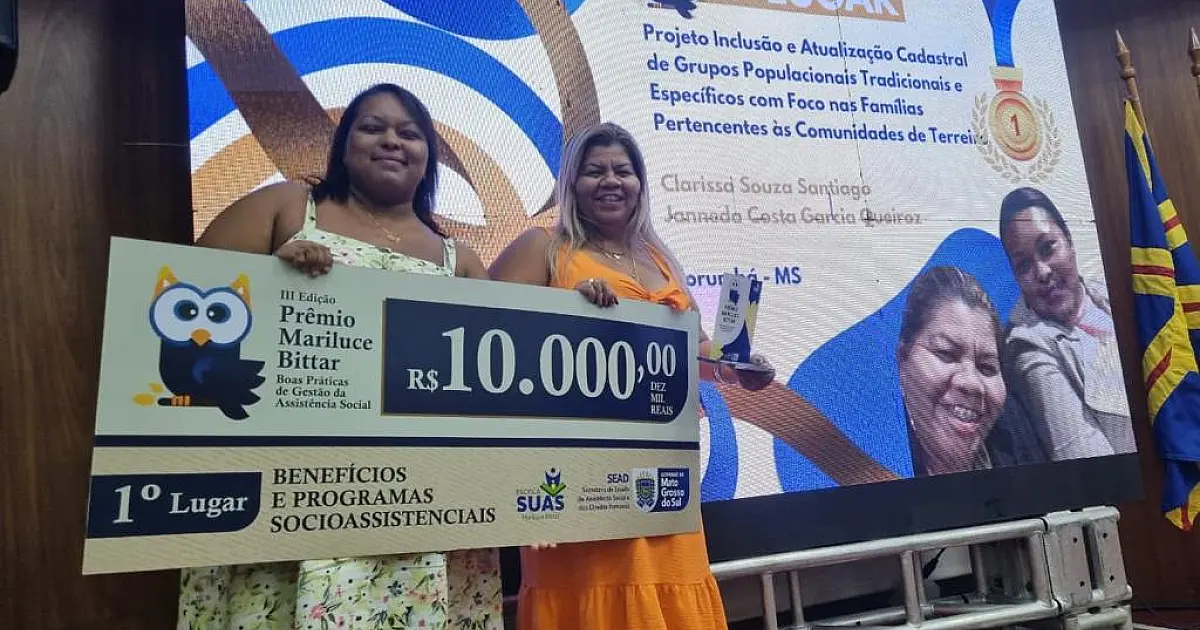 Servidoras da Secretaria de Assistência Social e Cidadania conquistam prêmio Mariluce Bittar