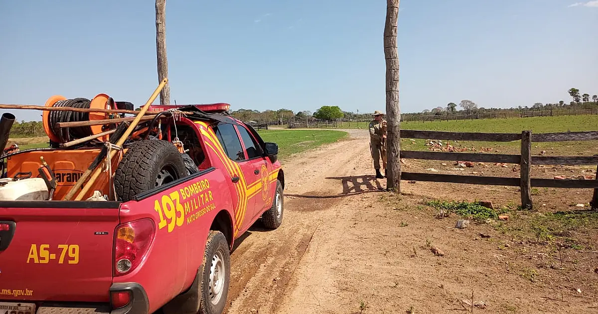 Com reforço de todo MS, operação soma 84 militares de prontidão contra o fogo